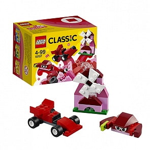 Lego Classic. Красный набор для творчества (LEGO, 10707-L)