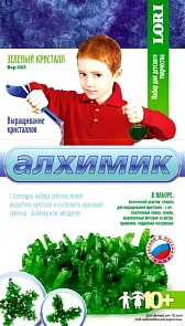 Набор - Выращивание кристаллов. Зеленый кристалл (Лори, Вкр-005)
