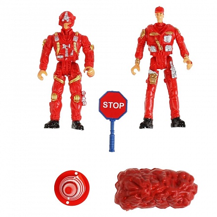 Набор Пожарные: солдатики с аксессуарами 