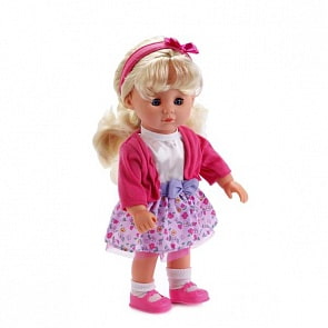 Интерактивная кукла 30 см., русифицированная, поет 5 песенок В. Шаинского (Карапуз, 14105-RUsim)