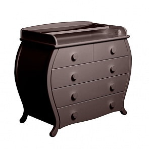 Комод с пеленальным столиком БИ 222 Сапфир, махагон (Лель, LIEL_БИ222_махагон)