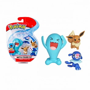 Игровой набор TM Pokemon - Воббафет, Попплио, Иви (Росмэн, 36693)