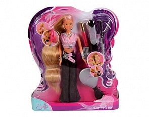Кукла Штеффи-парикмахер с аксессуарами для волос (Simba, 5736719)