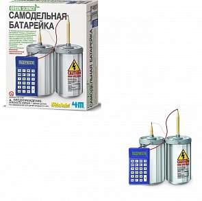 Набор юного физика - Самодельная батарейка (4M, 00-03360) Набор юного физика - Самодельная батарейка (4M, 00-03360)