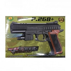 Пистолет с лазерным прицелом, пульками (1B01446)