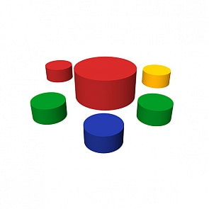 Набор мягких модулей - 6 элементов (Romana, ДМФ-МК-06.92.00) 