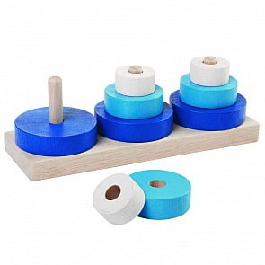 Пирамидка - Трио (Plan Toys, 5368k)