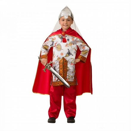 Карнавальный костюм Богатырь сказочный из серии Сказочная страна, размер 140-68 