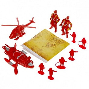 Набор Пожарные: солдатики с инструментами (Играем вместе, ZY572227-R)