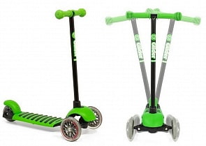 Самокат 3-х колесный Glider mini, green (6494RT)