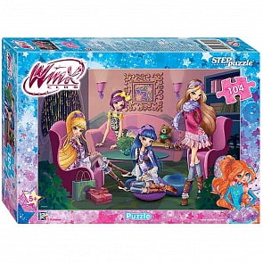 Пазлы Винкс, 104 детали (Step Puzzle, 82184)