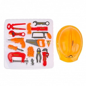 Набор инструментов с каской (Играем вместе, ZY418233-R)