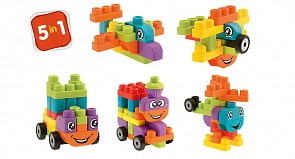Набор строительных блоков – Машины, 40 блоков (Chicco, 60136st)