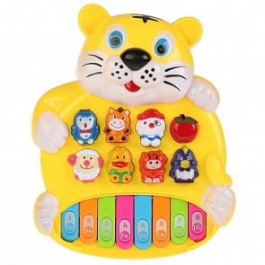 Музыкальное пианино Слоник со светом (1511M197)