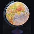 Глобус Земли, физико-политический, рельефный с подсветкой, D-250 мм  - миниатюра №2