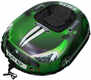 Тюбинг Ferrari Snow Racer с сиденьем, длина 120 см., зеленый (RT, 4517RT)