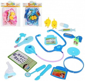 Игровой набор Доктор с фигурками, 17 предметов, несколько видов (Наша игрушка, 060-18) (ассортимент)