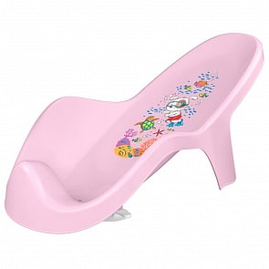 Горка для купания детей с декором, розовый (Бытпласт, 431308305)