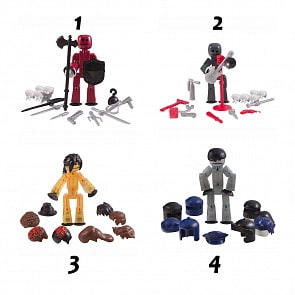 Набор из серии Stikbot - фигурки с аксессуарами, 4 вида (Zing, TST620)