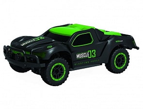 Раллийная машина Драйв на радиоуправлении, 2,4GHz, 4WD, масштаб 1:43, скорость до 14 км/ч, курковый пульт, TPR шины, с АКБ, зеленый (1Toy, Т10940)