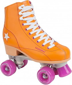 Ролики-квады Rollschuh Roller Disco, Gr. 37, orange/lila (Hudora, 13202)