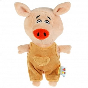Мягкая игрушка Оранжевая корова - Поросенок Коля, 15 см (Мульти-пульти, V92727-15NS)