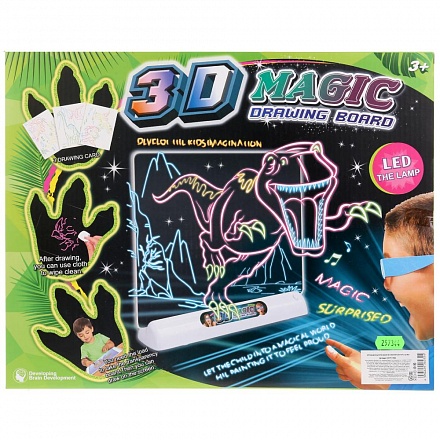 Доска для рисования - 3D Magic drawing board 