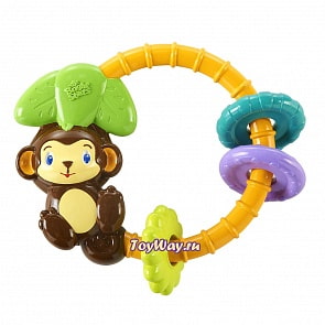 Развивающая игрушка-погремушка «Обезьянка» (Bright Starts, 9206st)