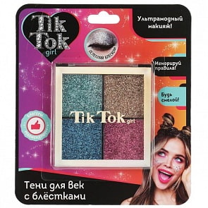Тени для век с блестками (Tik Tok Girl, ES61560TTG)