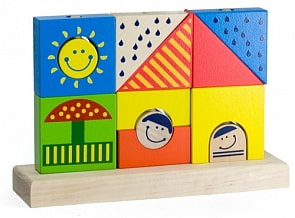 Развивающая деревянная пирамидка Солнечный день (Десятое Королевство, ПСД01)