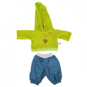 Одежда для пупса костюм Зебра в клеточку 40-42 см в пакете (Карапуз, OTF-ZEBRA04S-RU)