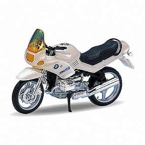 Коллекционный игрушечный мотоцикл модели BMW R1100RS, масштаб 1:18 (Welly, 19663P)