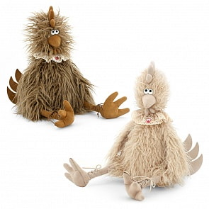 Мягкая игрушка - Курочка Зося, 35 см (Orange, OS115/35AB)