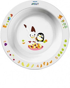 Большая глубокая тарелка (Philips Avent, SCF704/00)