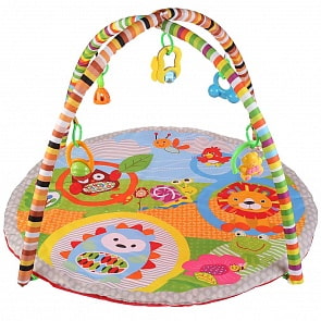 Детский игровой коврик - Удивительные открытия с игрушками на подвеске (Умка, B1679830-R)