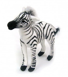 Мягкая игрушка – Зебра, 15 см (Hansa, 3743)