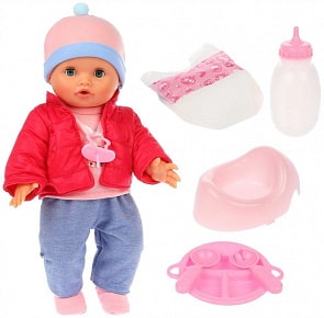 Пупс функциональный, 30 см - Приучаемся к горшку, в курточке (Mary Poppins, 451326)