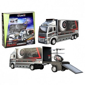 Silverlit. Фура + мини вертолет на ИК управлении (Silverlit, 84761)