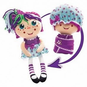 Плюшевая кукла 2-в-1 - Девчушка-вывернушка - Варюшка, 23-38 см (1Toy, Т13636)