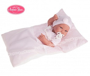 Кукла-младенец Пипа в розовом, 42 см. (Antonio Juan Munecas, 5056P)