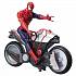 Фигурка Spider-man. Титаны - Человек-Паук и мотоцикл  - миниатюра №1