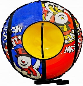 Санки надувные Тюбинг Снеговик, диаметр 93см. (RT, 5989RT)