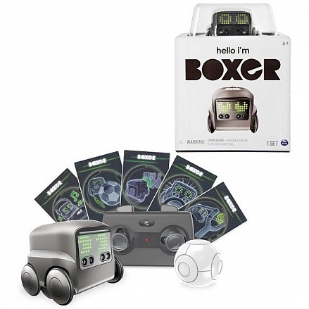 Игрушка интерактивный робот Boxer, черный 