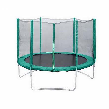 Батут с защитной сеткой Trampoline 10", диаметр 3,0 м. 