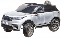 Электромобиль Джип Range Rover Velar, серебро краска, свет и звук (ToyLand, СТ-529_серебро) - миниатюра