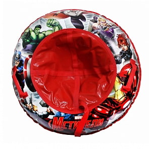 Тюбинг - Мстители Marvel, надувные сани с диаметром 100 см (1Toy, Т59057)