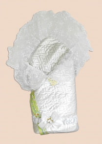 Одеяло на выписку – Мила, белое (Bombus, 6401-bm)