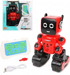 Робот на р/у, свет и звук (Наша игрушка, J998)