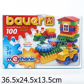 Конструктор «Mechanic» - Избушка, 100 элементов (Кроха, 188b)