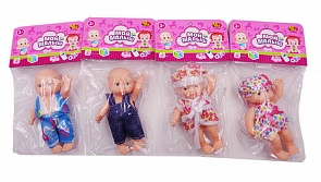 Пупс Мой малыш, 14 см, 4 вида (Abtoys, PT-00608(WJ-A9013)